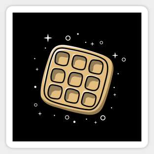 Waffle Sparkling Light Cartoon Sticker